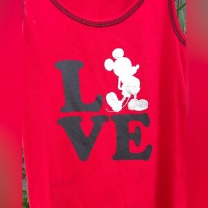 Mickey Mouse LOVE Tank Top